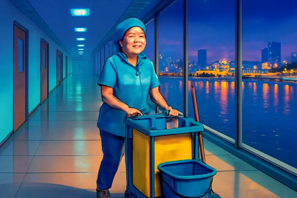 Tiếng chuông đồng lúc mười một giờ ở tầng mười bốn
