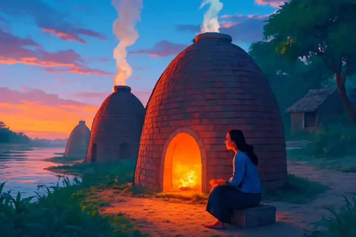 Tiếng gõ trên nóc lò gạch Mang Thít