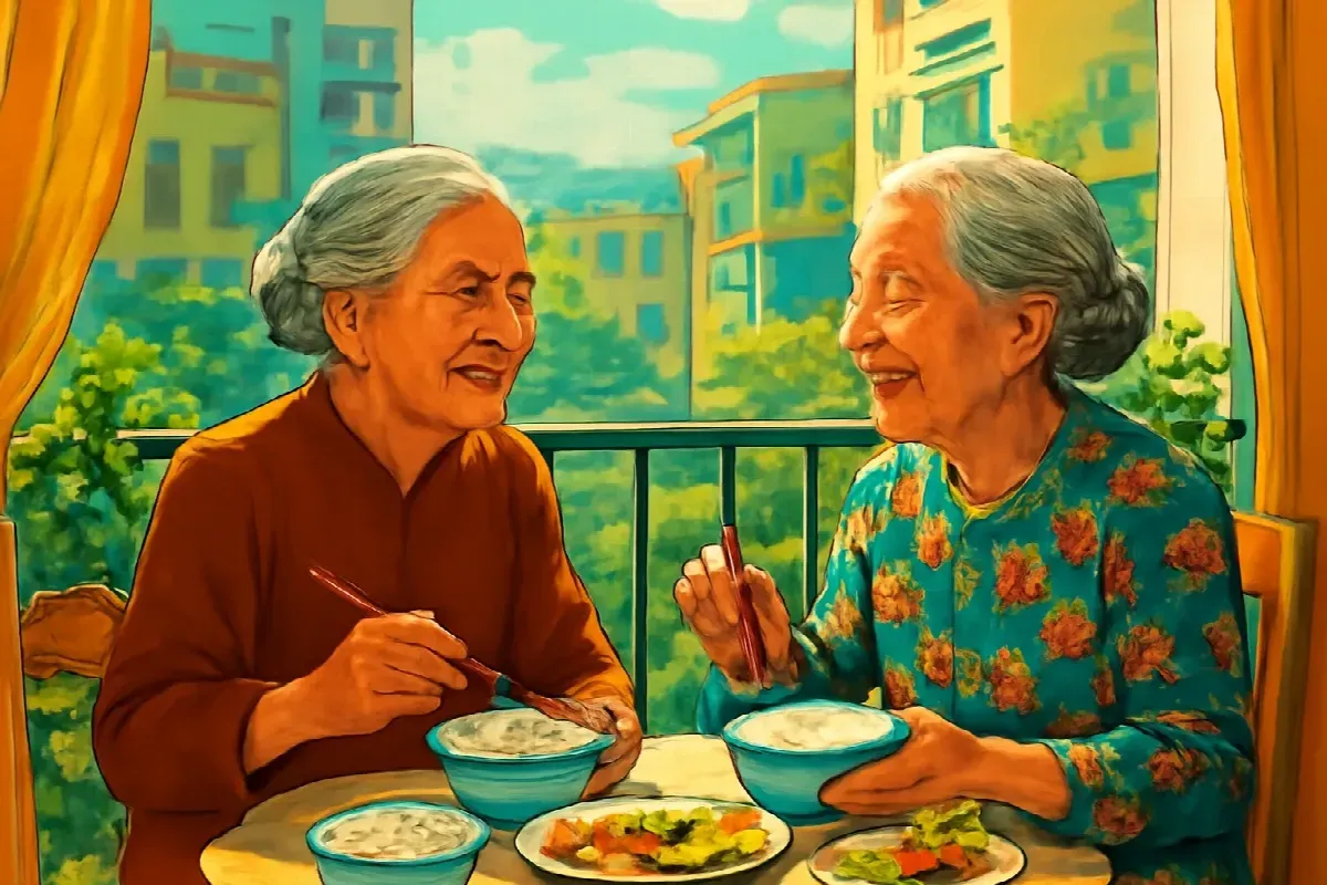 Tin nhắn thoại của hai bà thông gia