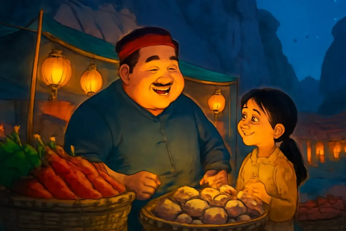 Viên đá mở hàng ở chợ đêm Vân Thị